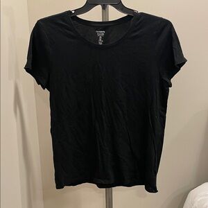 GAP Black Short Sleeve Women's Tee